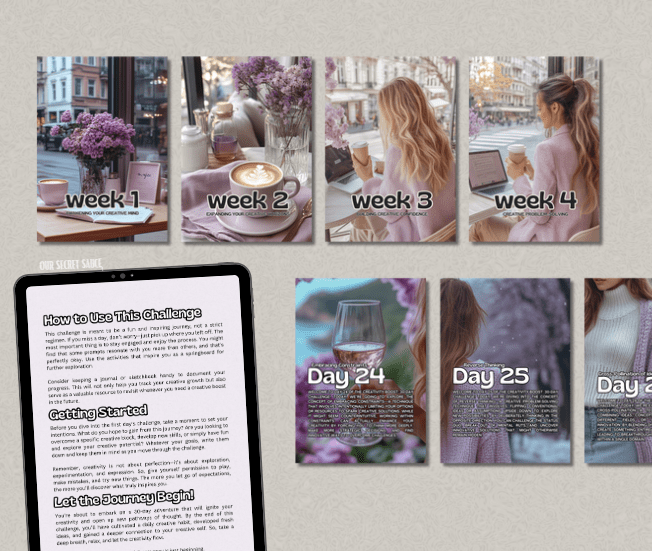 Creativity Boost: A 30 - Day Challange - Her Digital Bloom