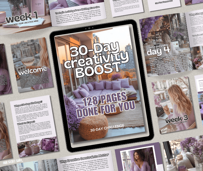 Creativity Boost: A 30 - Day Challange - Her Digital Bloom