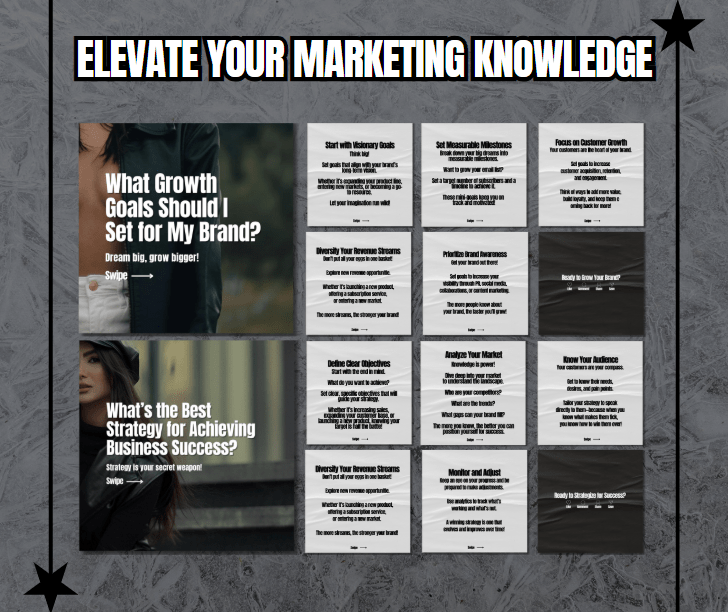 Growing Your Brand Carousels - Her Digital Bloom