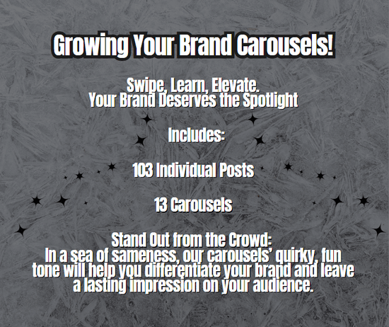 Growing Your Brand Carousels - Her Digital Bloom