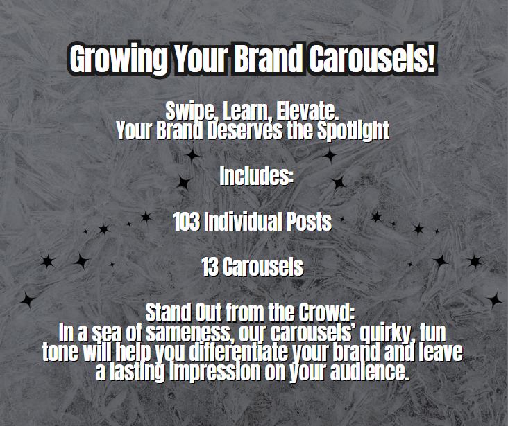 Growing Your Brand Carousels - Her Digital Bloom