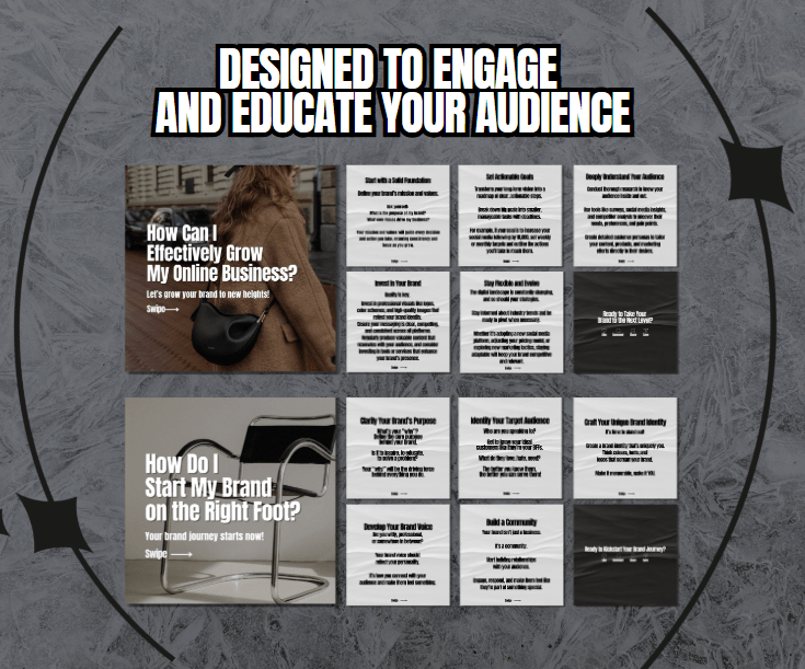 Growing Your Brand Carousels - Her Digital Bloom