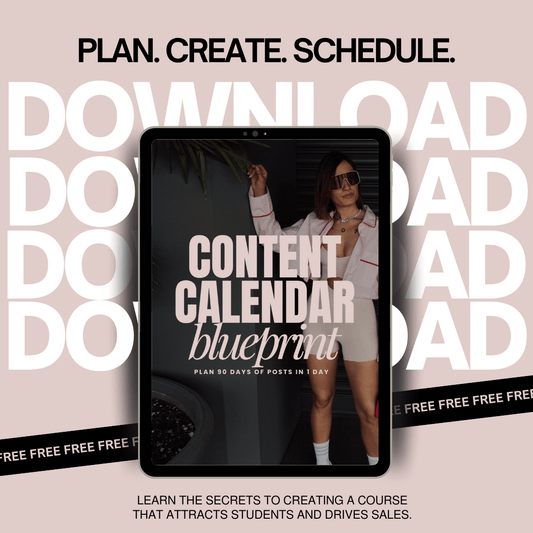 Plan 90 Days of Posts in 1 Day | Grab this FREE guide today! - Her Digital Bloom